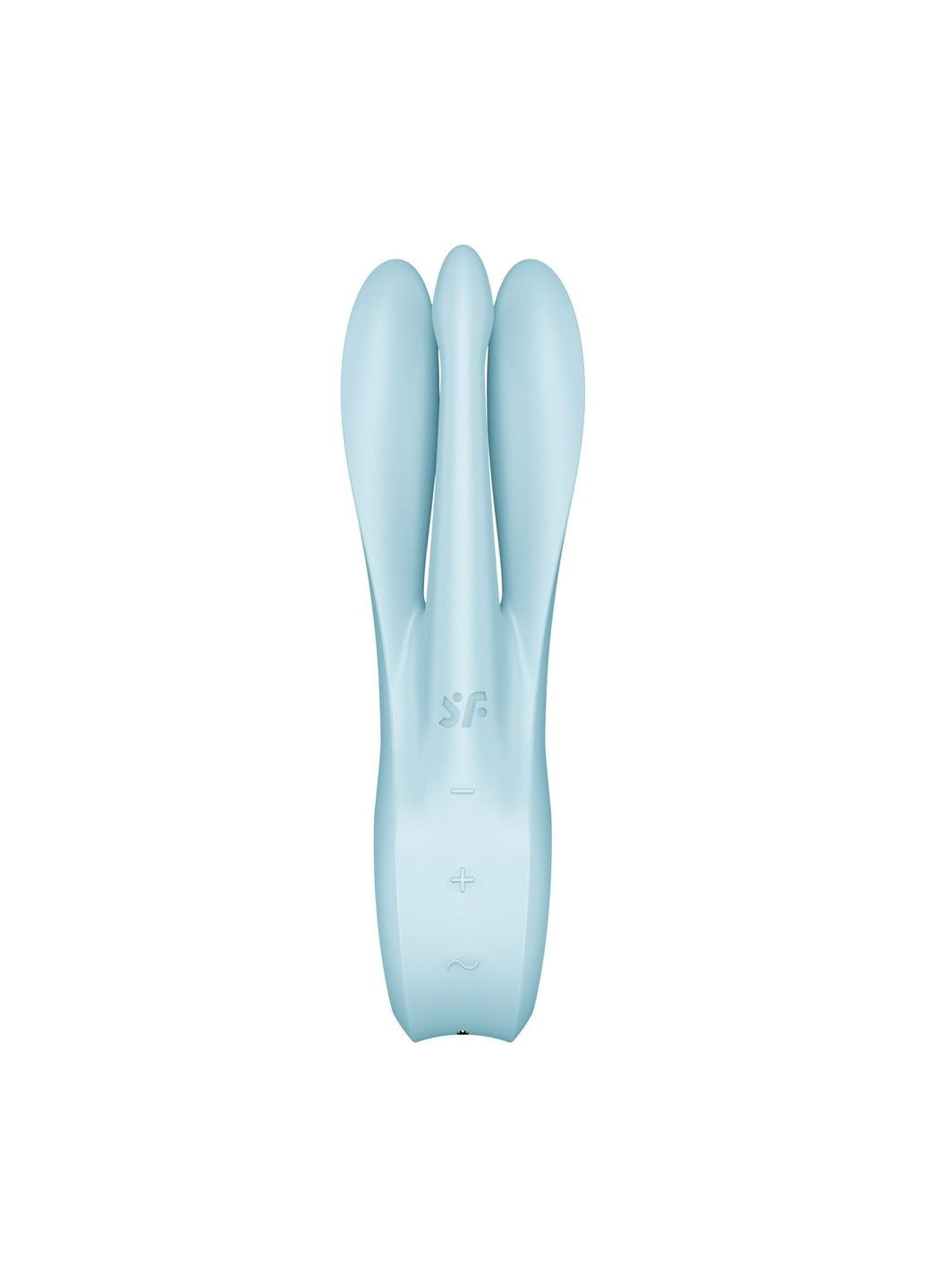 Клиторальный вибратор Threesome 1 Light Blue с тремя гибкими пальчиками Satisfyer (316231822)