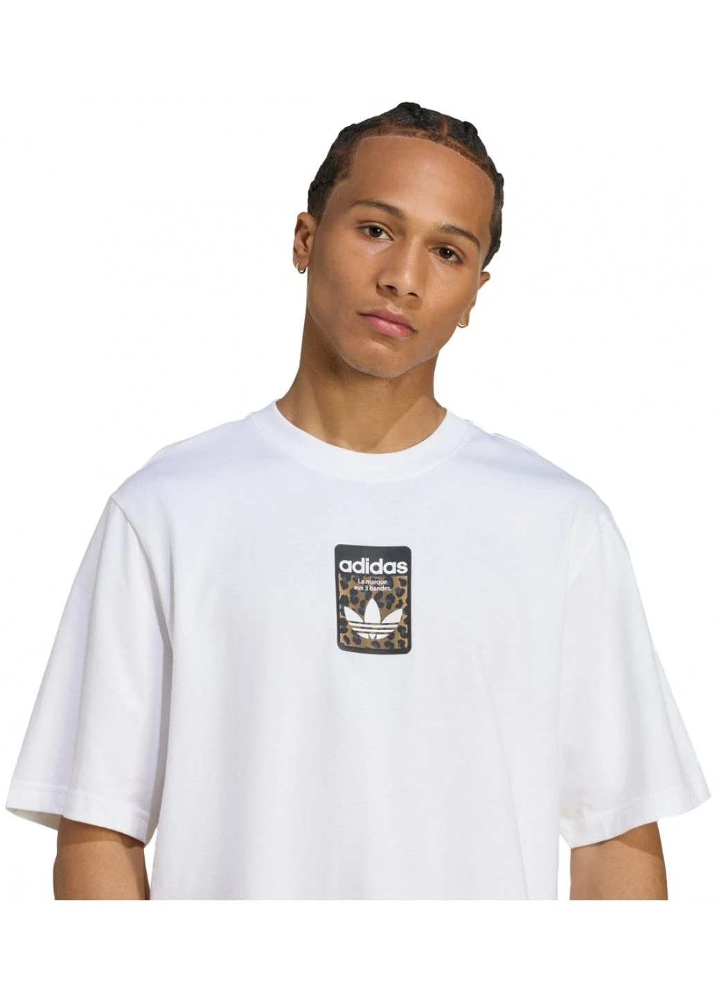 Белая футболка adidas GRAPHIC OS SS T