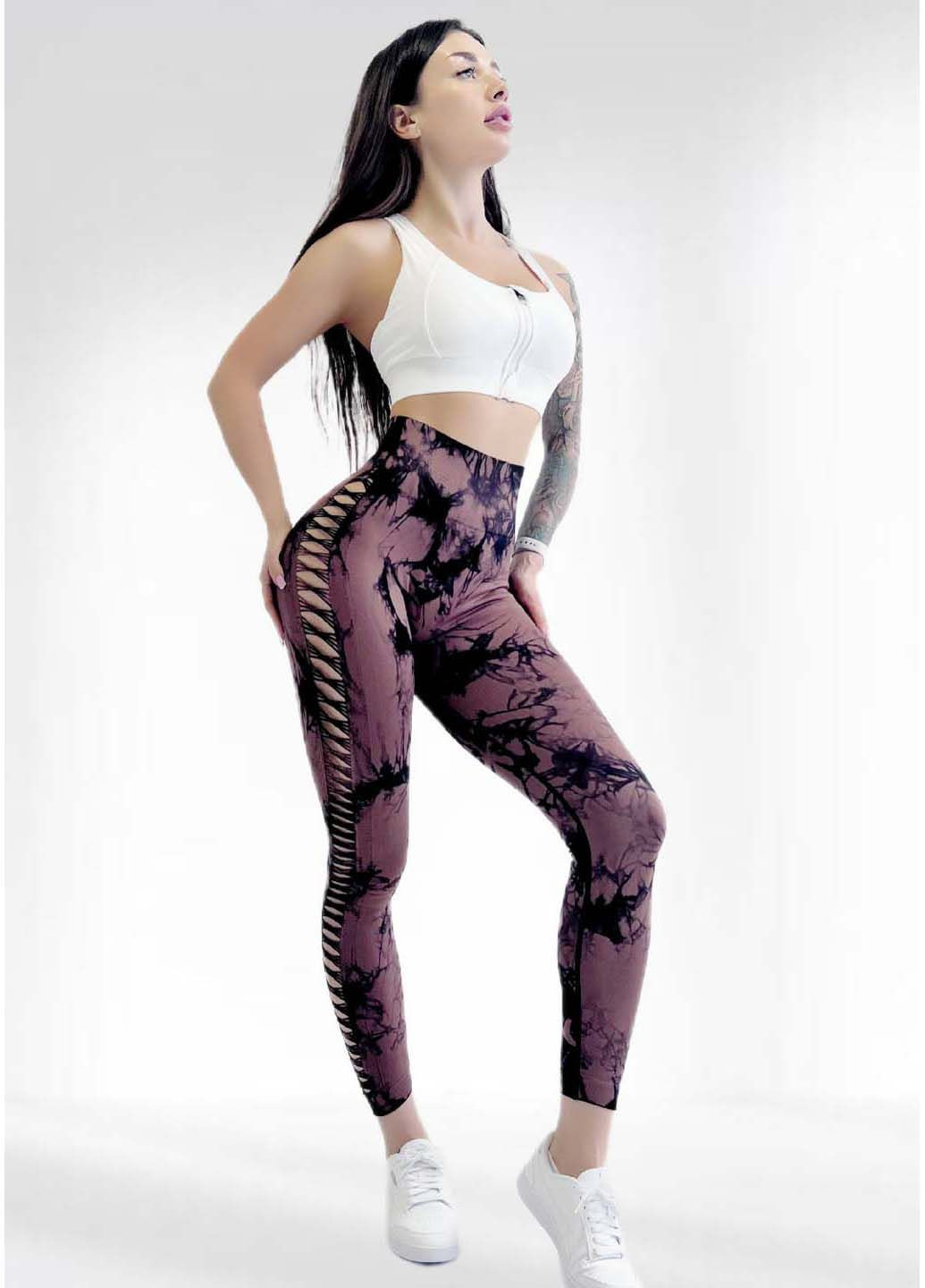 Лосіни з пуш ап ефектом для фітнесу з високою талією LILAFIT (313859203)