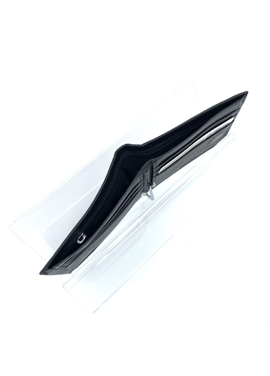 Чоловіче портмоне з натуральної шкіри PY-008-104 чорне 11 x 8 x 1 Balisa (367263834)