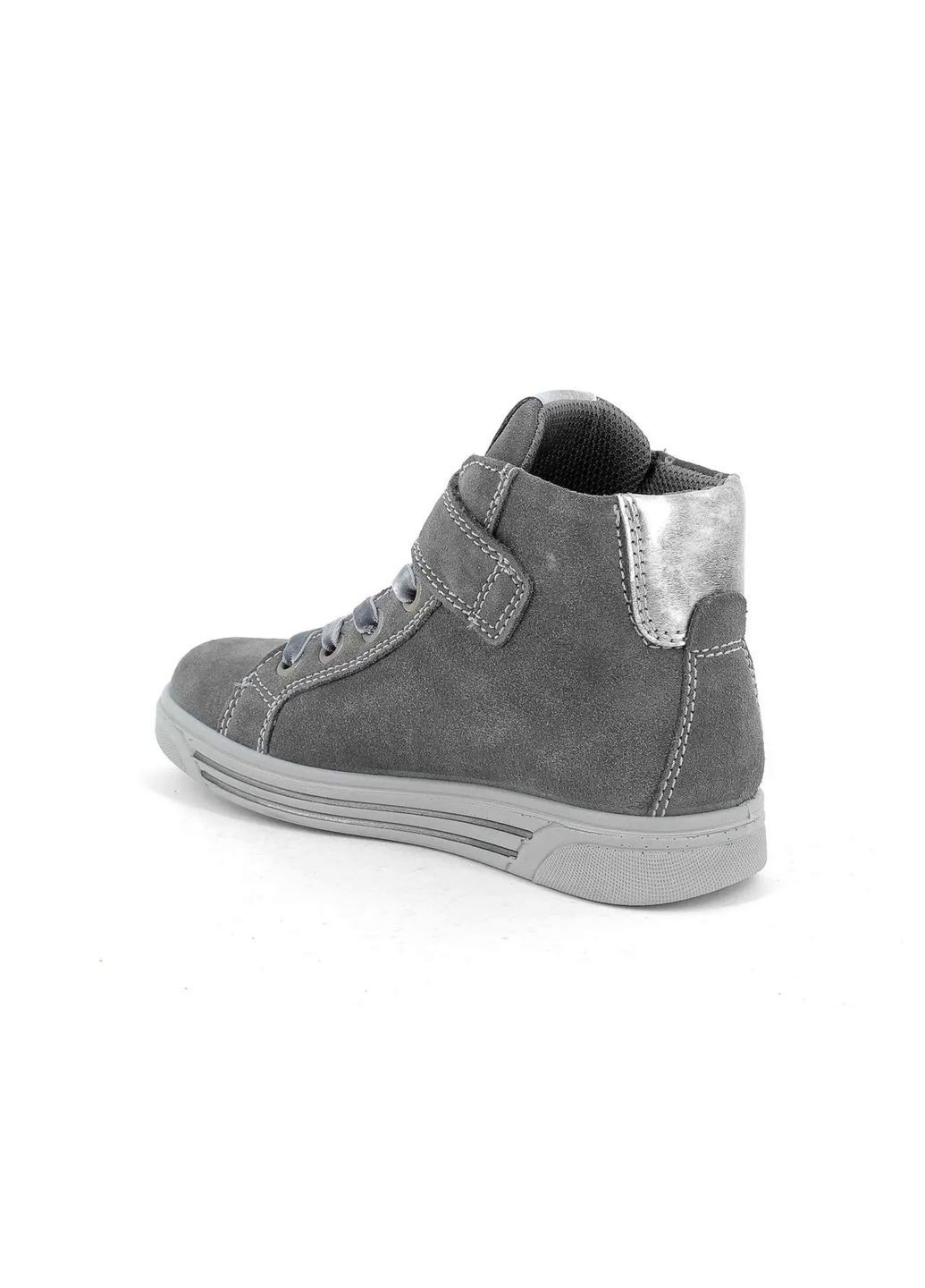 Черевики замшеві для дівчинки 8376711 сірі Primigi (302521333)