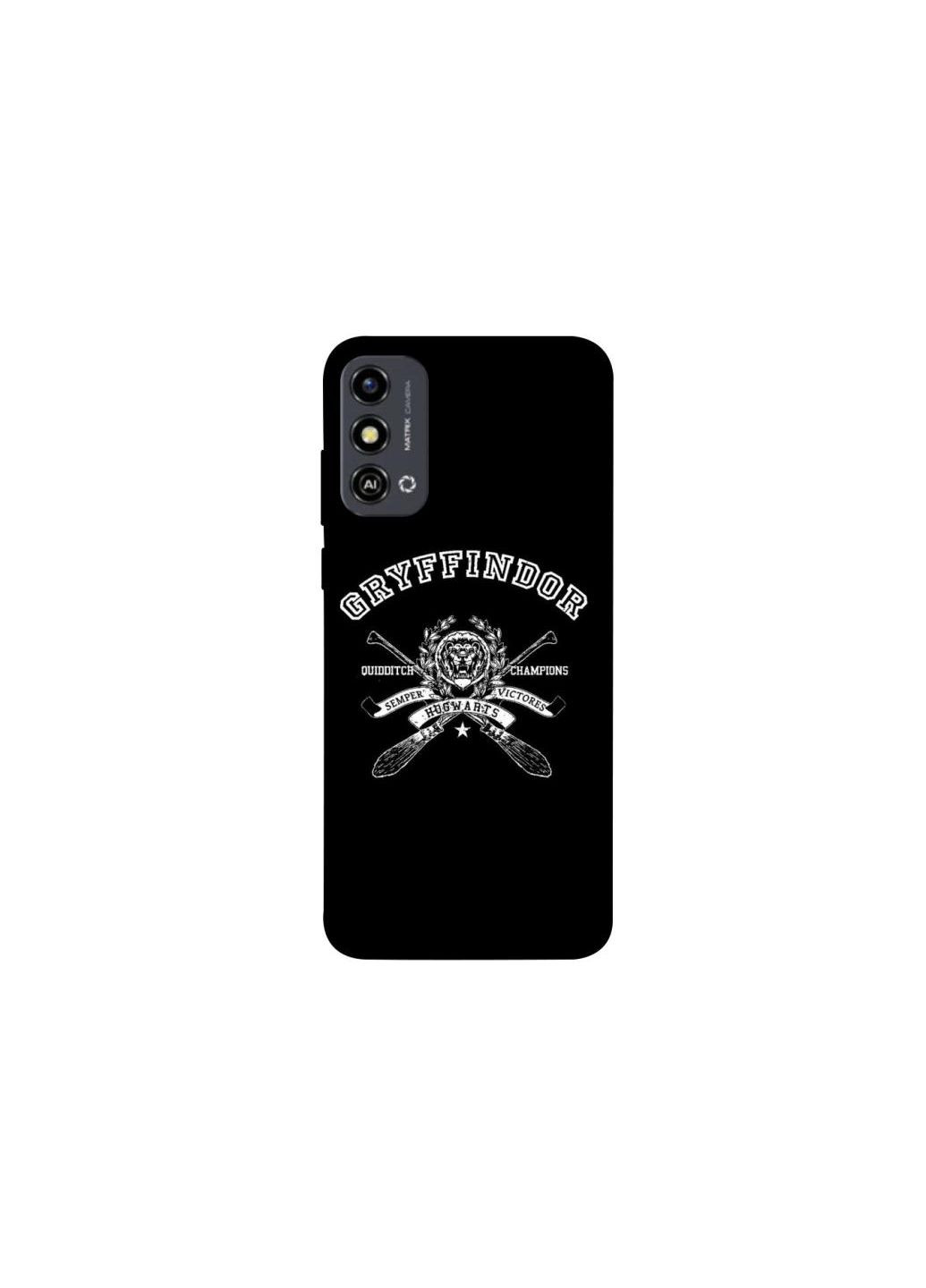 Чохол на ZTE Blade A53 Gryffindor logo Harry Potter Frontalka (361993328)