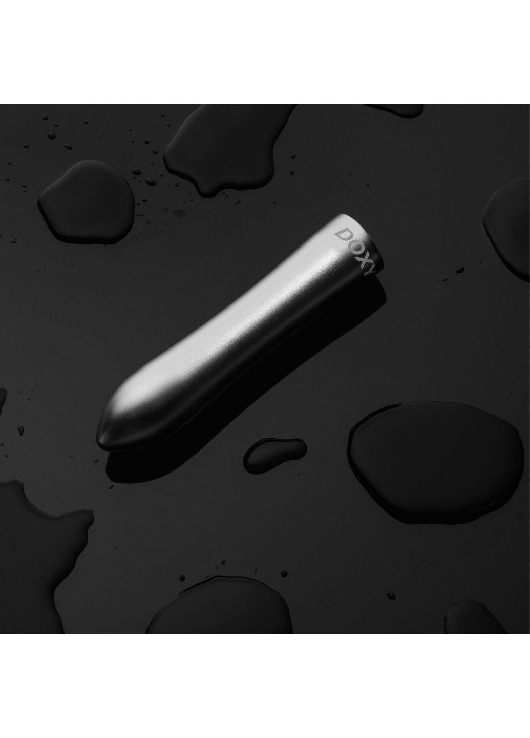 Мощная вибропуля SILVER в металлическом кейсе, ультрагладкая, 7 режимов Doxy (307814600)