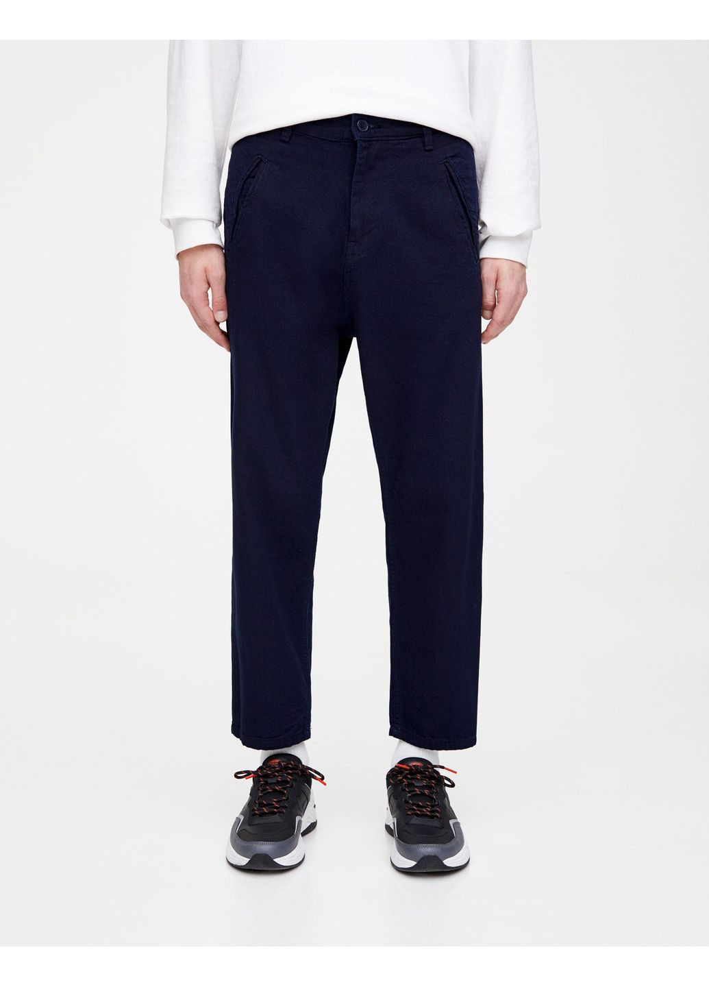 Штани демісезон,темно-синій, Pull & Bear (263691061)