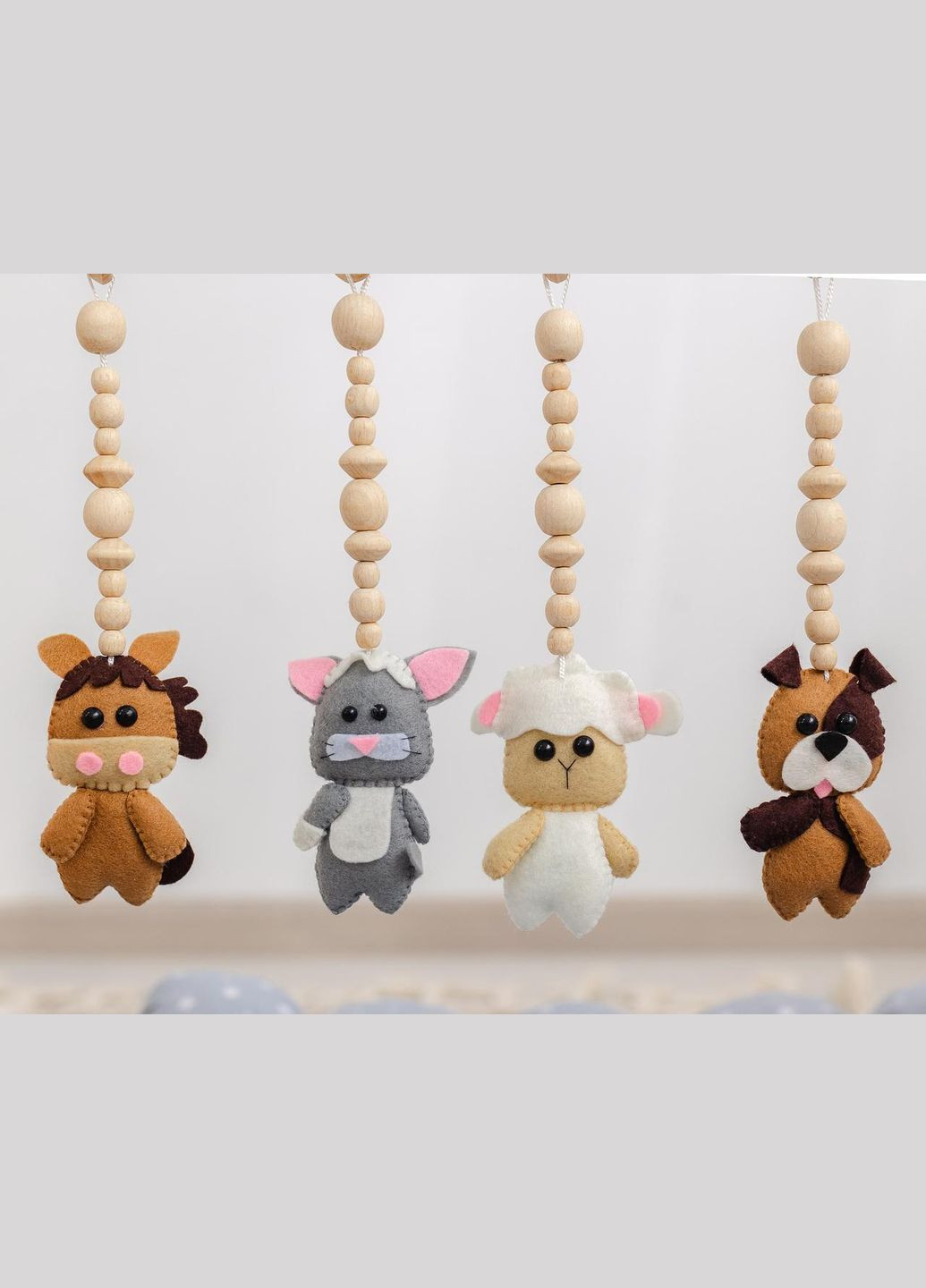 Мобиль детский напольный Веселая ферма с матрасиком Мальвинка No Brand (316257182)