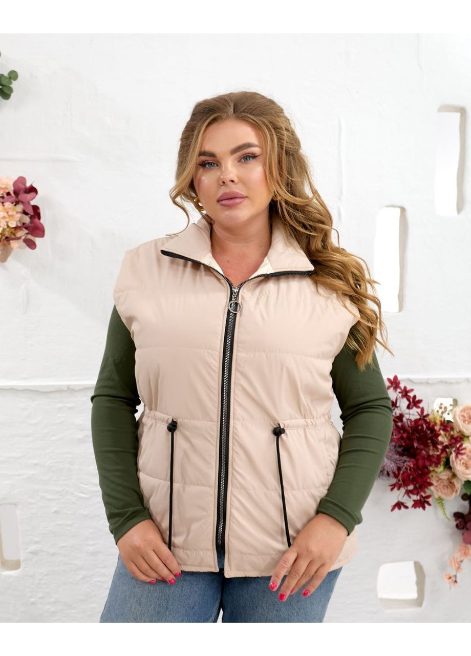 Жилет на змейке из плащевки синтепон 100 No Brand (365432023)