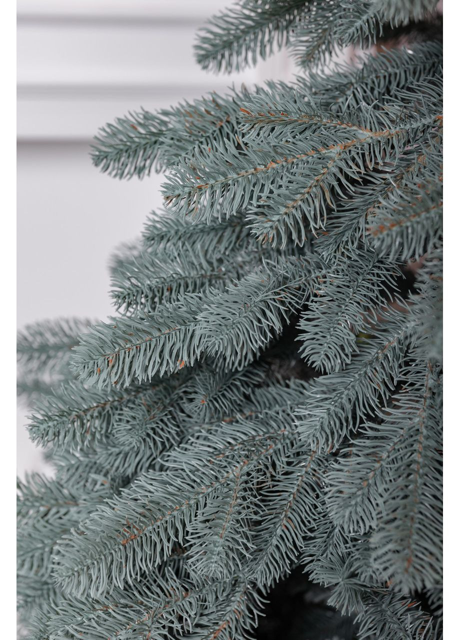 Литая искусственная елка 2,1 м голубая Карпатская Премиум KOS-KARPBL21 LUGI (370801986)