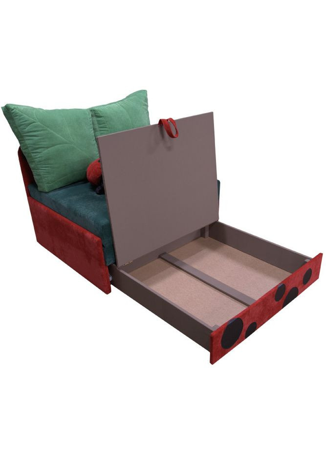 Детский раскладной выкатный диванчик малыша Божья коровка ТМ No Brand (325484407)