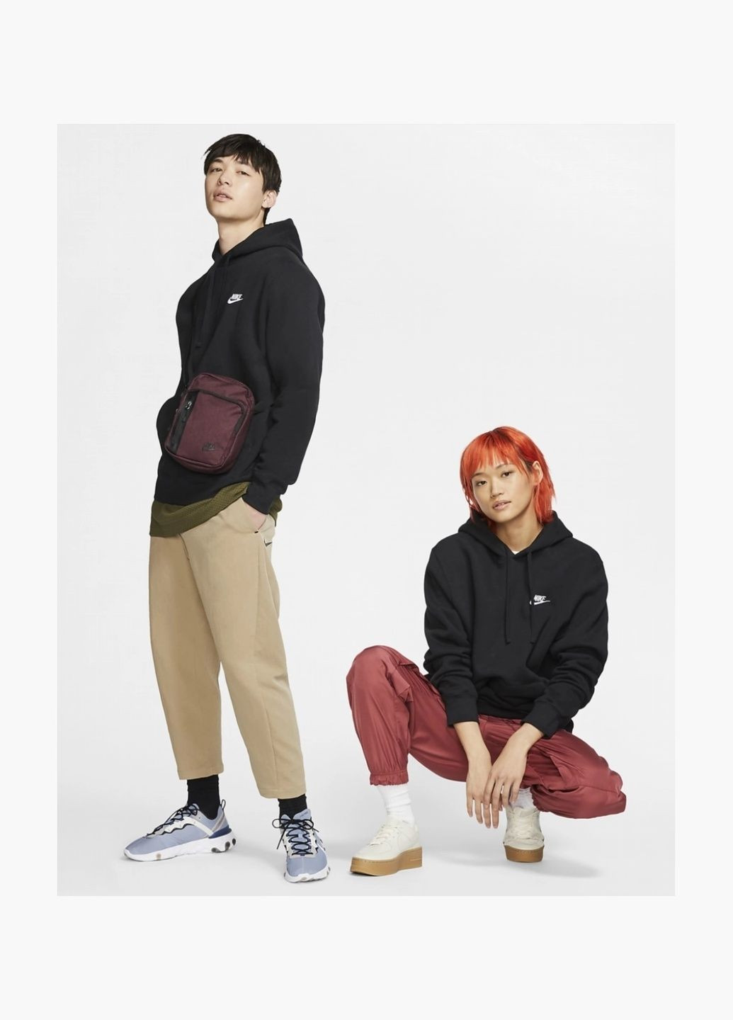 Худі чоловіче NSW Club Crew Black BV2654-010 Nike (326783509)