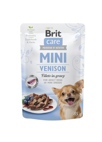 Влажный корм Mini для собак, из филе дичи в соусе, 85 г Brit Care (322874530)