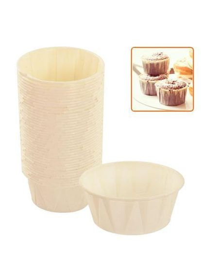 Формочки бумажные для мафинов 100 шт. (d5 см h3.9 см) MC5039W Stenson (329852026)
