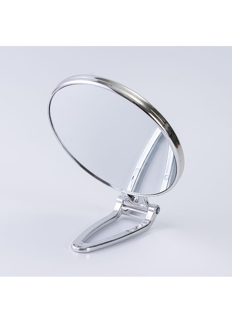 Дзеркало косметичне настільне 6 дюймів для щоденного макіяжу Кругла Сріблястий Salon Professional (364684896)