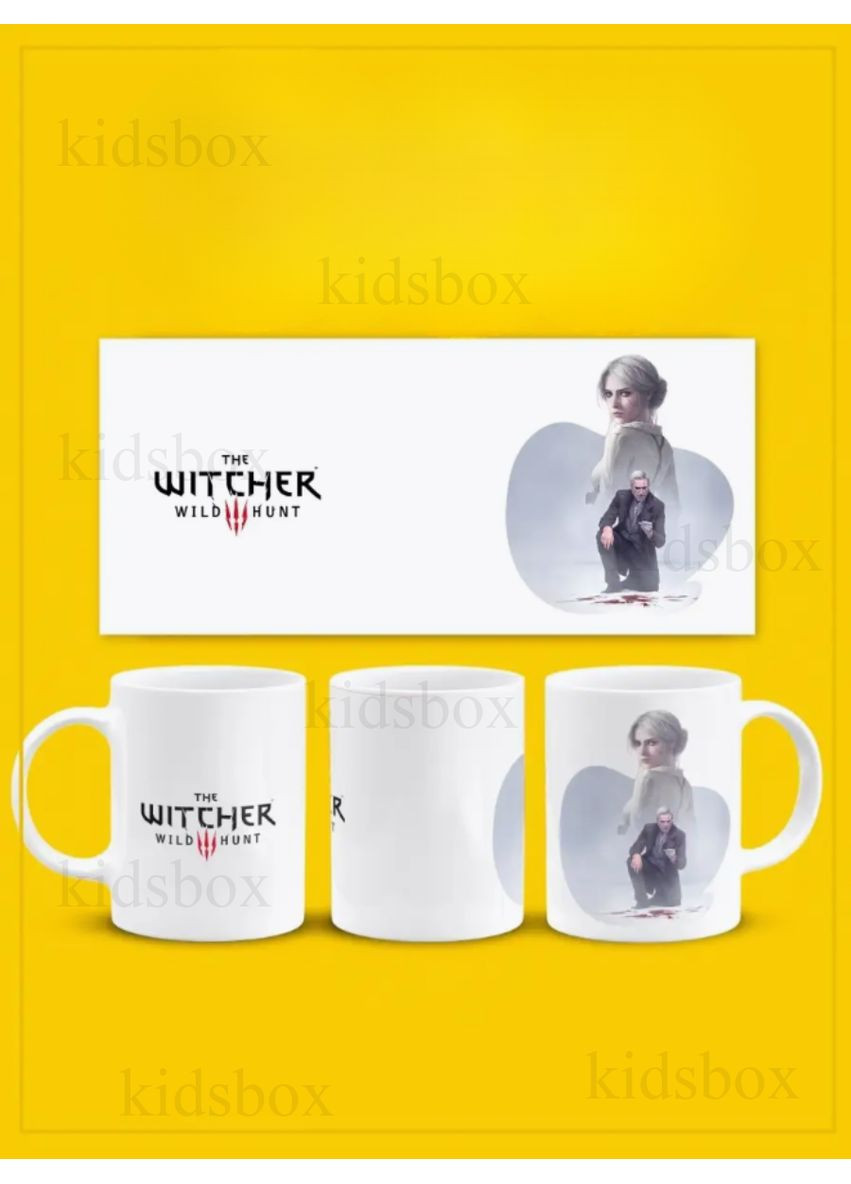 Кружка Відьмак Геральт з принтом керамічна чашка The Witcher 330 мл Uk_136 Shantou (316649634)