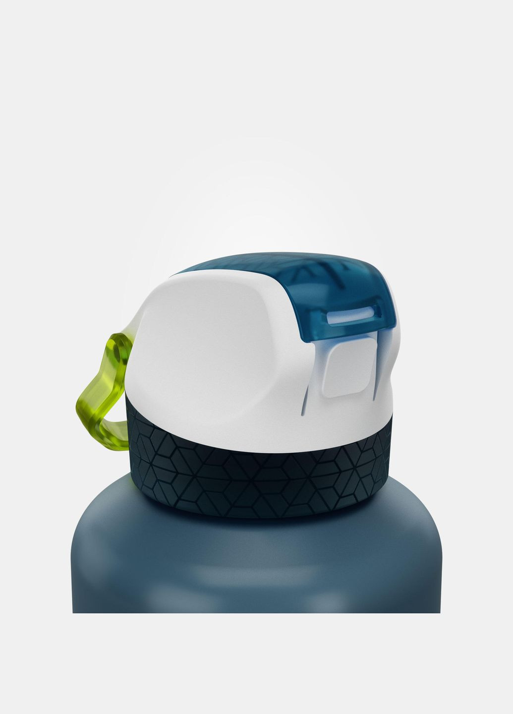 Алюминиевая Фляга для Туризма/Походов 600мл с Крышкой и Соломинкой Синий Quechua (342967060)