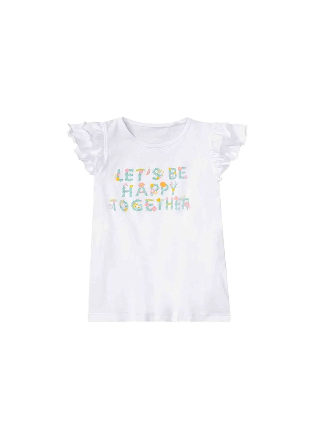 Комбінована літня футболка для дівчинки, набір 2 шт Lupilu