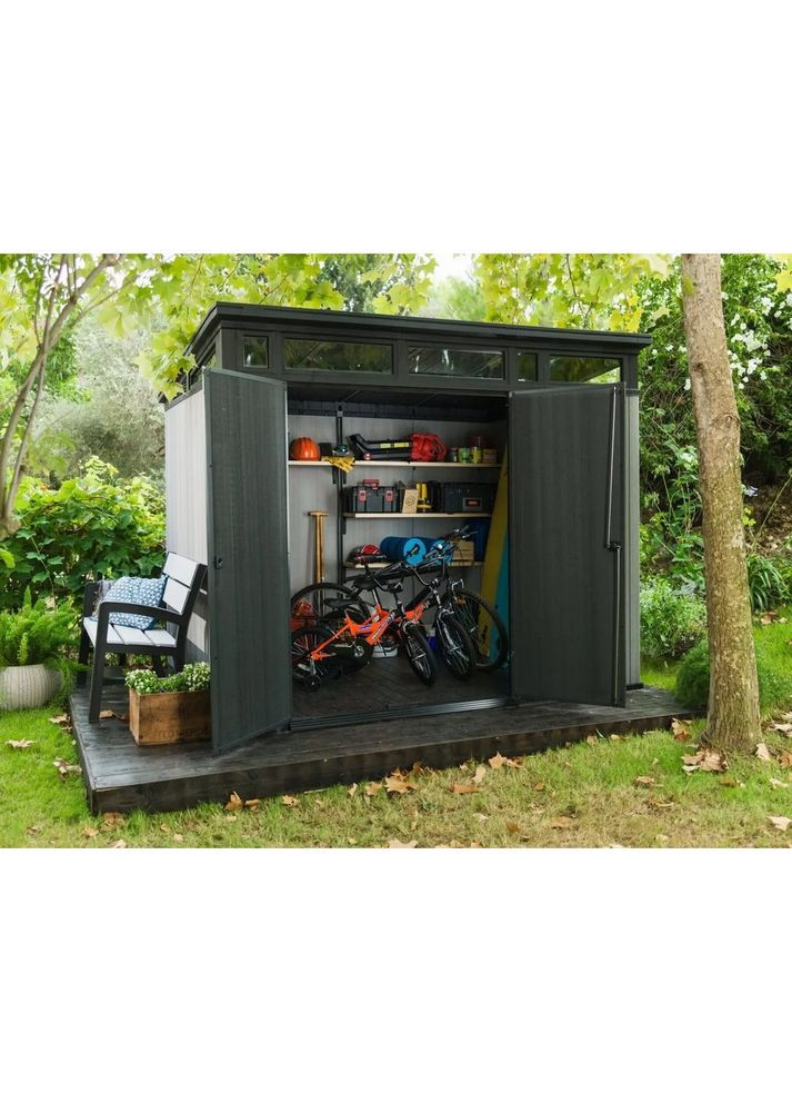 Садовый домик Artisan 9x7 277х218 см серый 236877 Keter (318426660)