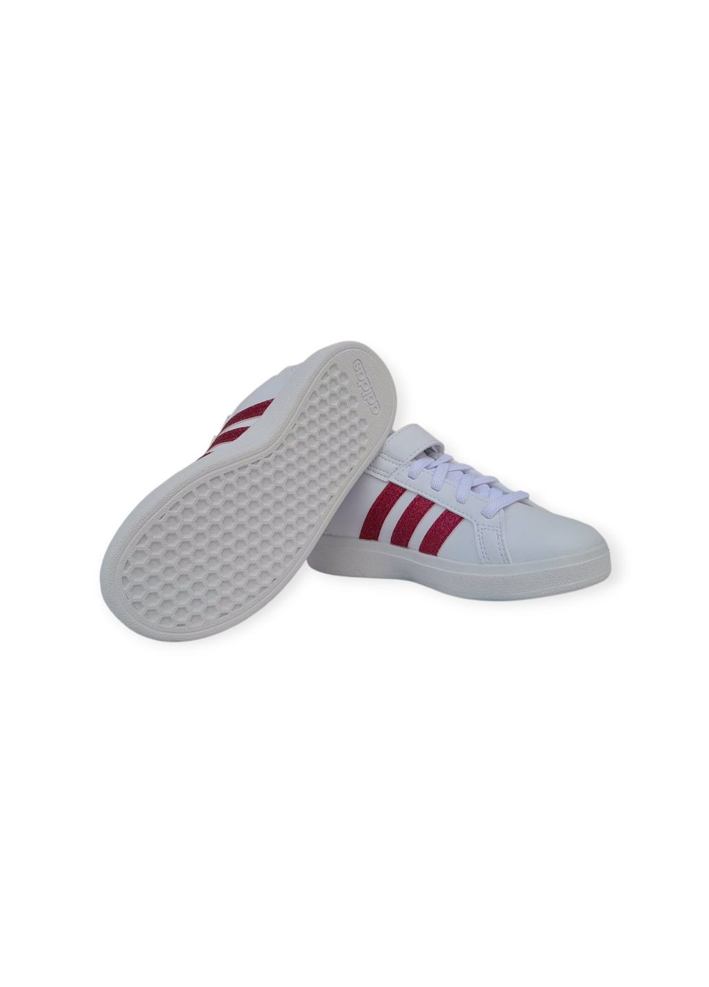 Белые летние кроссовки для девочек No Brand GRAND COURT 2.0 EL K