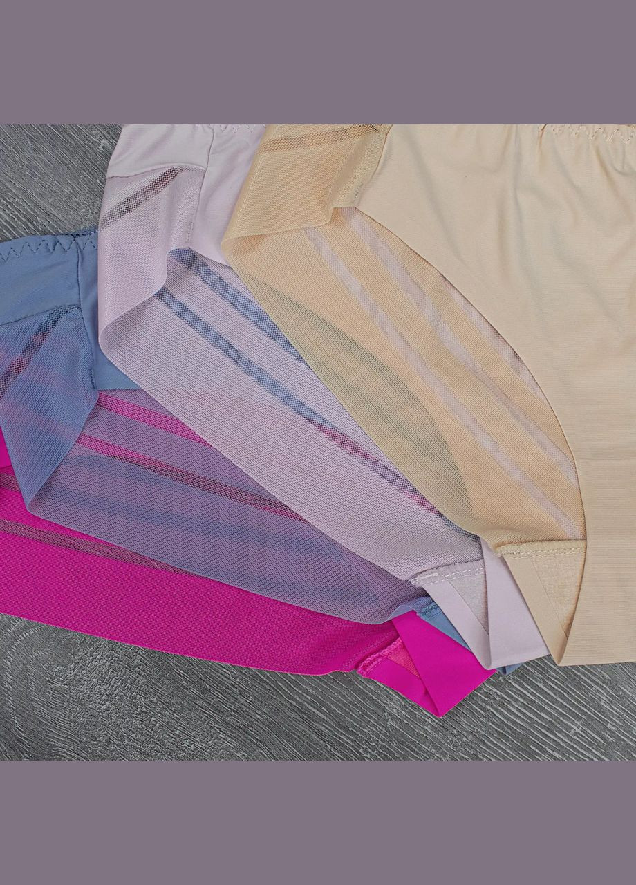 Набір жіночих трусиків з сіткою 5 шт Lavolle Сліп (315786988)