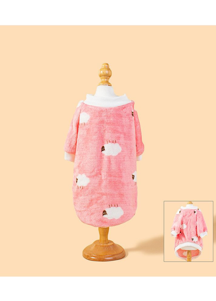 Махрова кофта для котів Pet Style "Баранчик" Рожевий XS No Brand - (323232241)