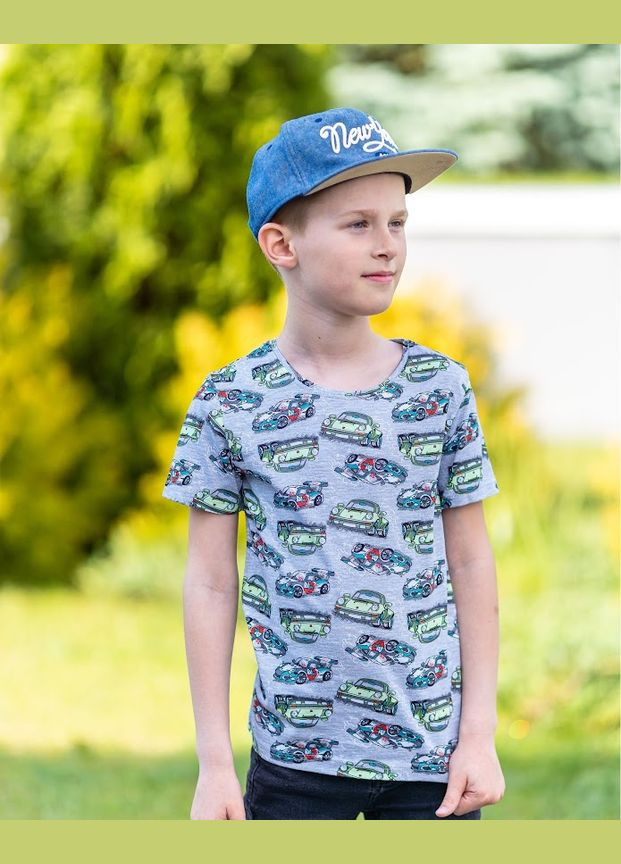 Блакитна літня набір футболок для хлопчика (2 шт) hc (h001-6021-8) No Brand