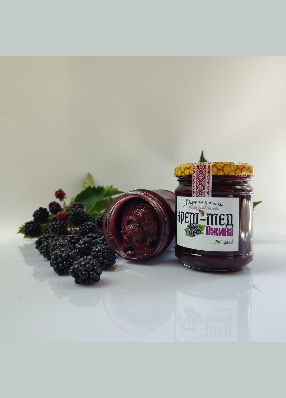Крем-мед Ежевика 250 грамм МЕД ПОШТОЮ (322149028)