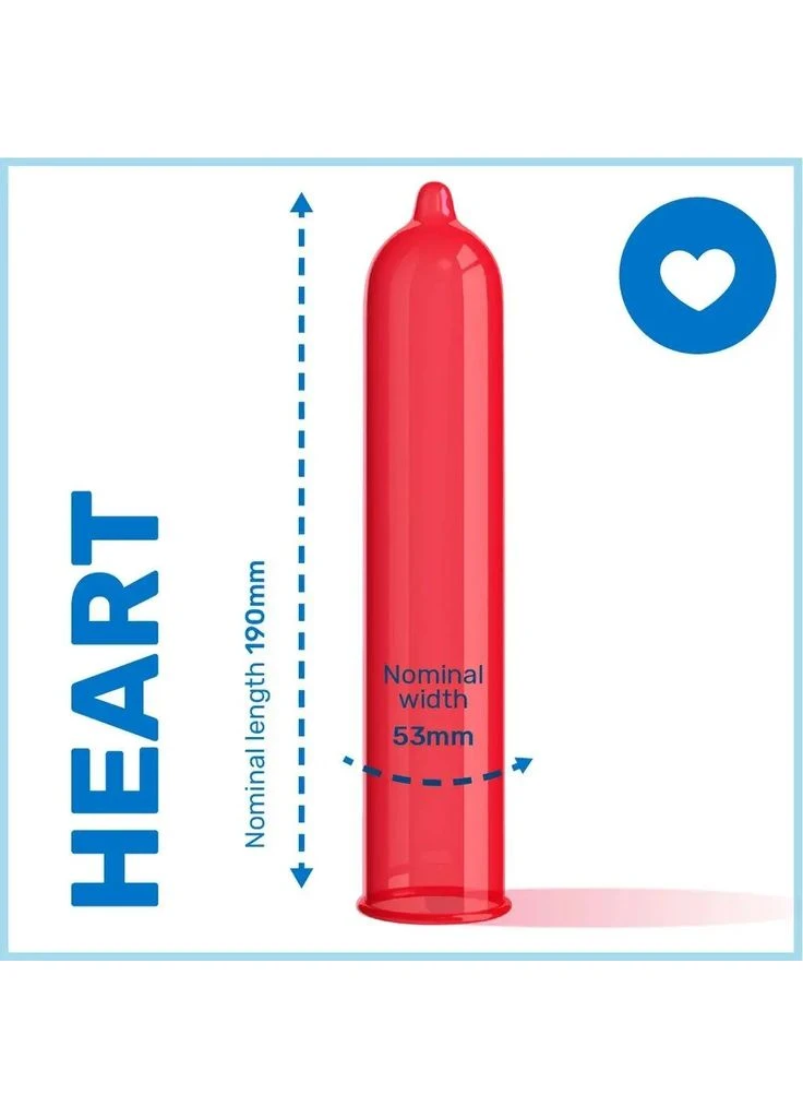 Презервативи у формі серця Pasante Hearts Kite (371390500)