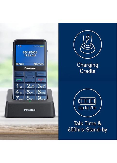 Мобільний телефон KX-TU155 Blue (KX-TU155EXCN) Panasonic (323114918)