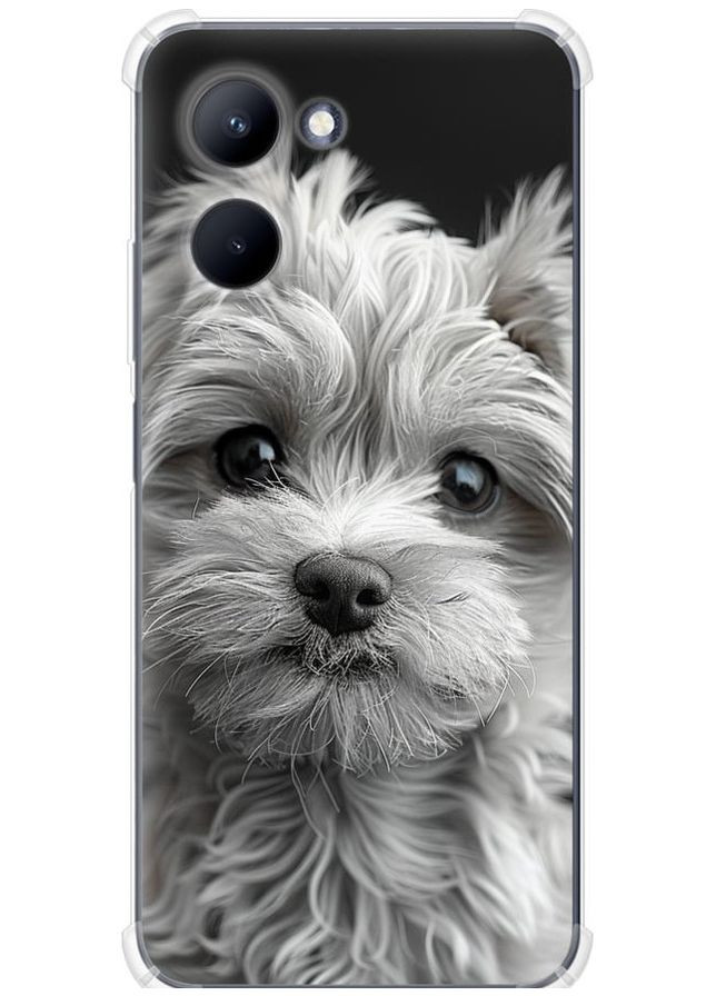 Силіконовий протиударний с посиленими кутами чохол 'Мальтипу на чорному фоні' для Endorphone Realme C33 (297660289)