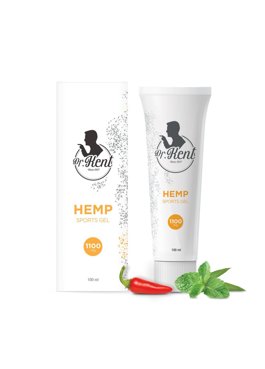 Спортивний гель-крем 1100 мг CBD DR.Kent, 100 мл No Brand заспокоєння, відновлення, для суглобів, болезаспокійливі, охолодження, протинабрякове, протизапальний, від набряків, розігріваючий, розслаблення (317776731)