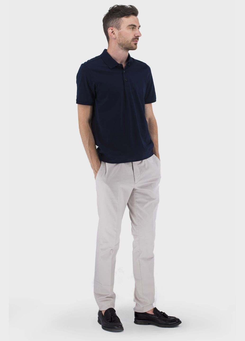 Синяя мужское поло (, ), 43440 Buke