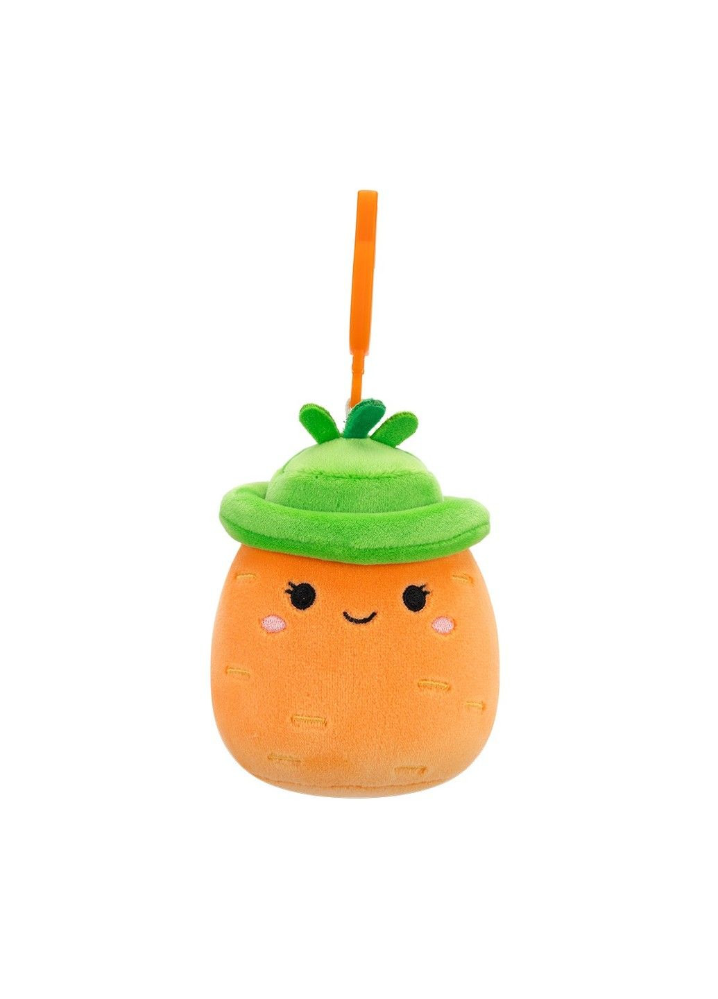 М'яка іграшка на кліпсі – Морквинка Кароліна Squishmallows (331295941)