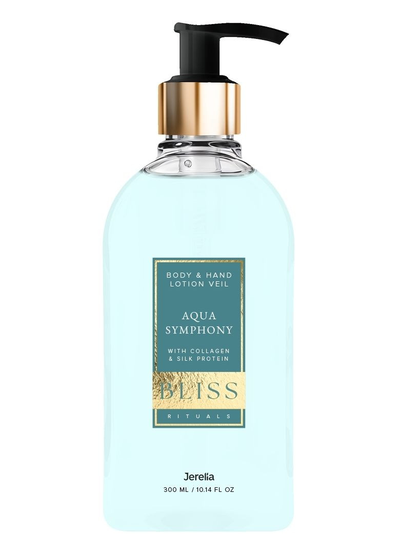 Лосьон-вуаль для тела и рук "Аква Симфония" Bliss Body & Hand Veil Lotion 300ml (1492710-34109936) J'erelia (368617332)