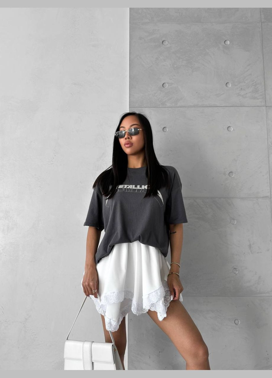 Міні спідниця з мереживом MonCher (330255374)