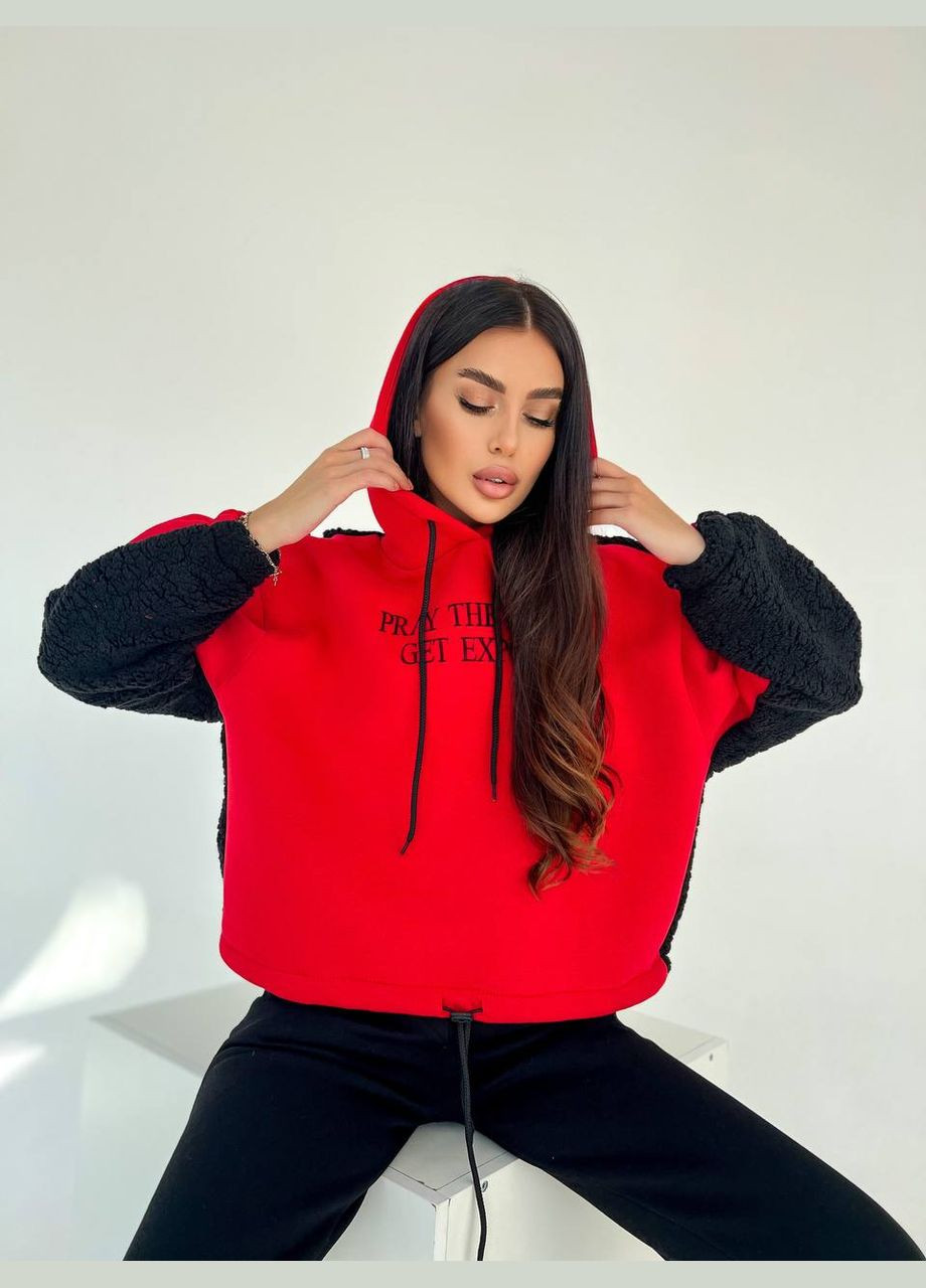 Костюм з худі та джогерами теплий на флісі Adelante (317041085)