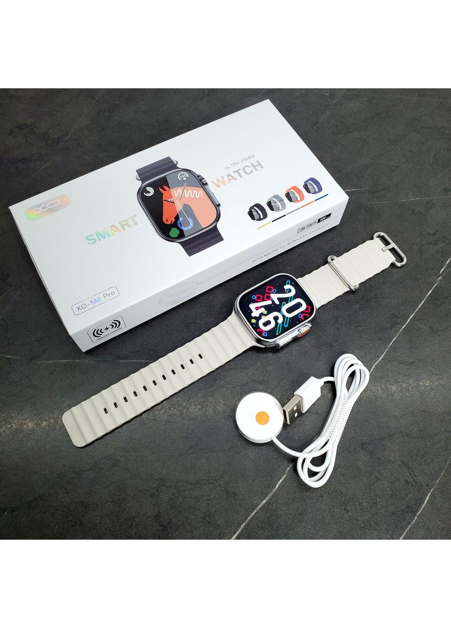Смартчасы Smart watch series 8 M8 Pro Ultra 49 мм серый XO (353497749)