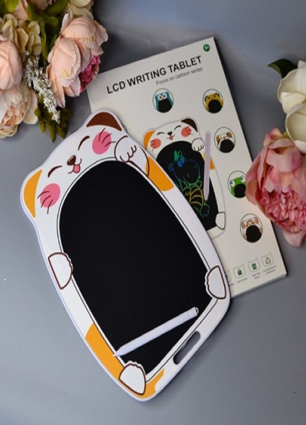 Планшет для рисования графический 6" детский цветной LCD Writing Tablet Белый VTech (299767382)