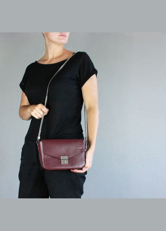 Сумка женская кожаная через плечо Yoko бордовая The Wings (302008456)