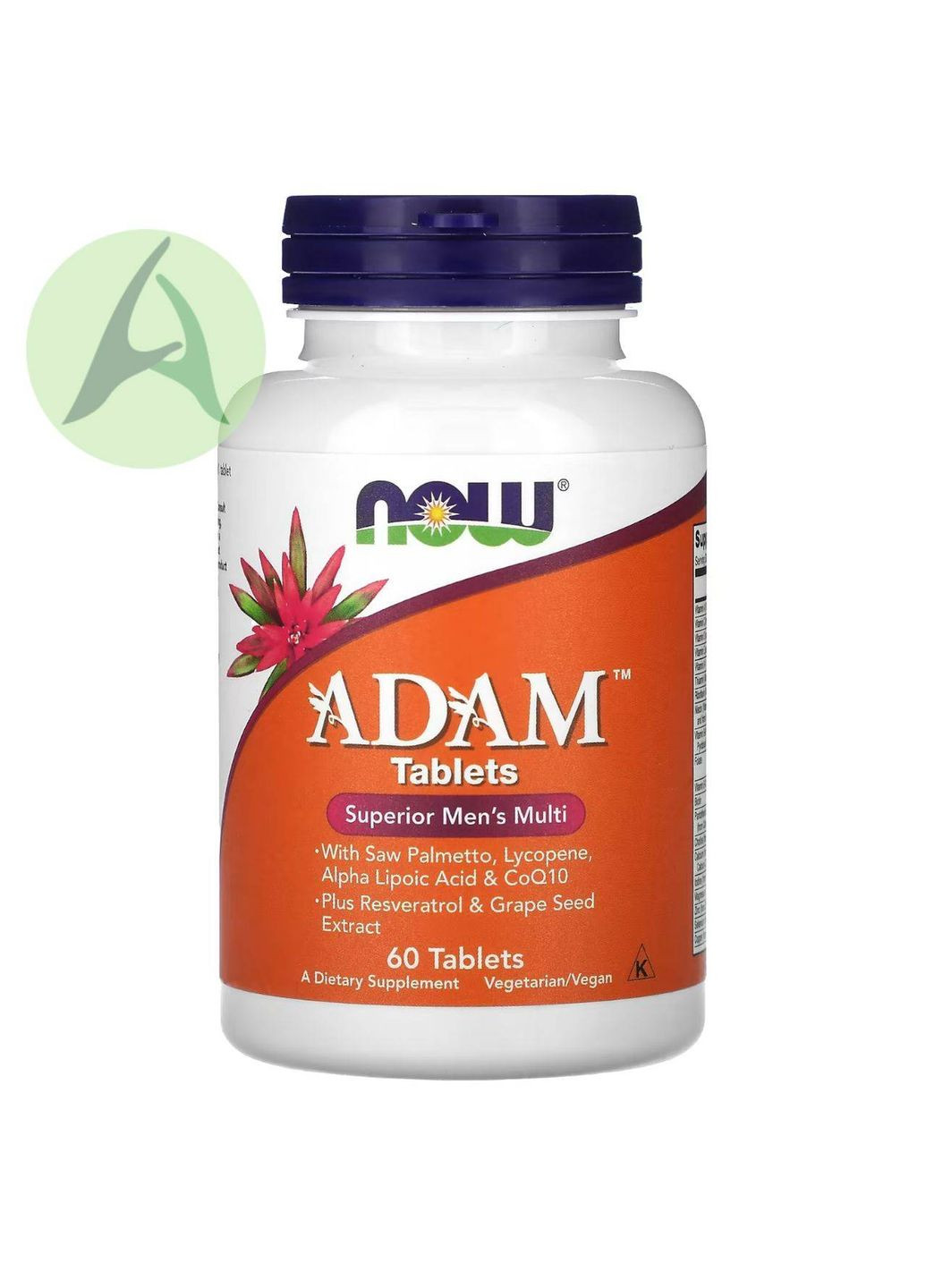 ADAM, покращені мультивітаміни для чоловіків, 60 таблеток Now Foods (361858582)