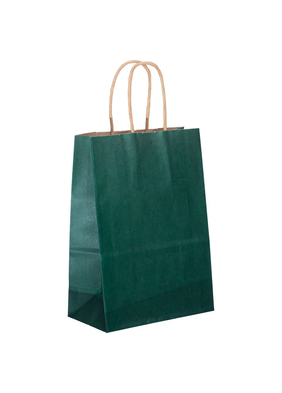 Набор подарочных крафтовых пакетов из бумаги 12 (шт) красивые пакеты для подарков 15×8×21 (см) Зеленый HP-10359-5GR Yiwu (371391728)