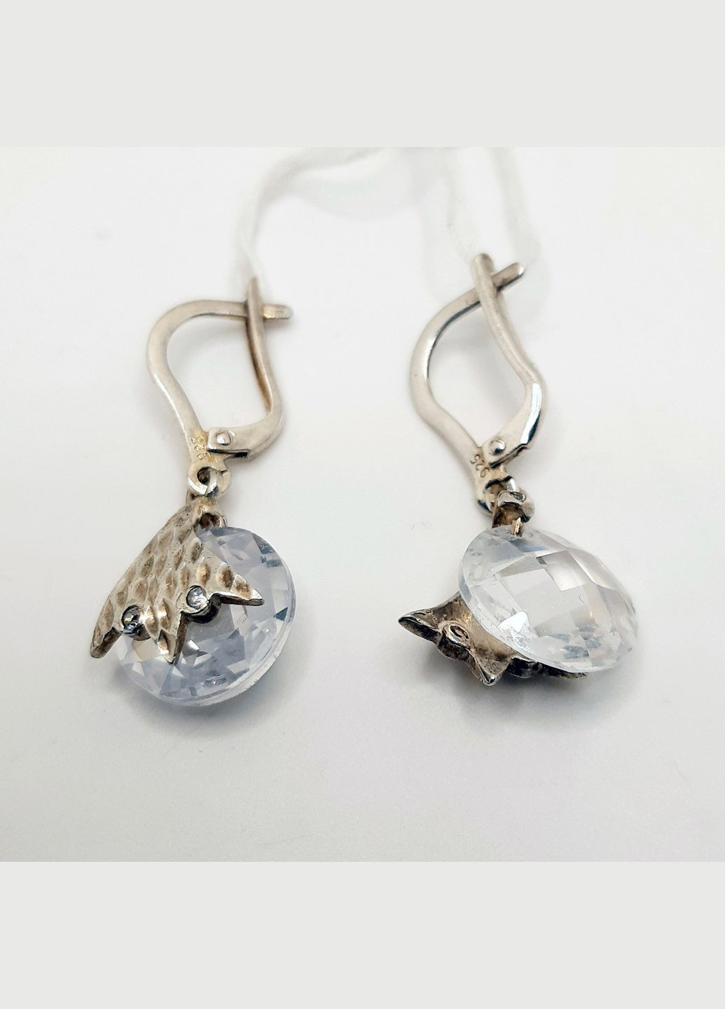 Серьги серебро 925° 6,54г. висячие диски () Marcello С-095 (305391269)