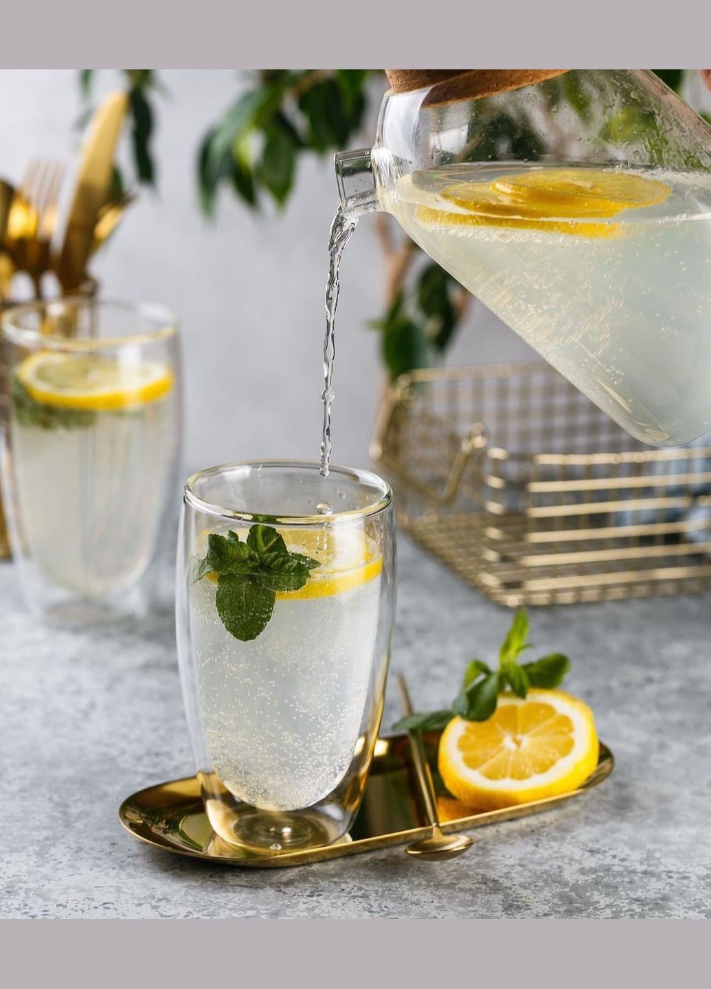 Набір (2) термосклянок із подвійними стінками, 450мл BonaDi (296780235)