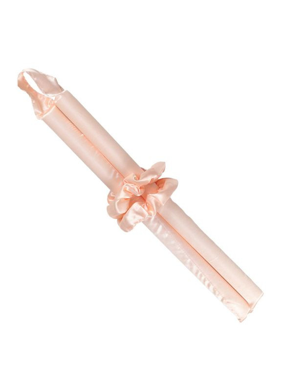 М'які атласні бігуді з крабиком для завивки волосся Персикові (AN0103175) ANbeauty (360768441)