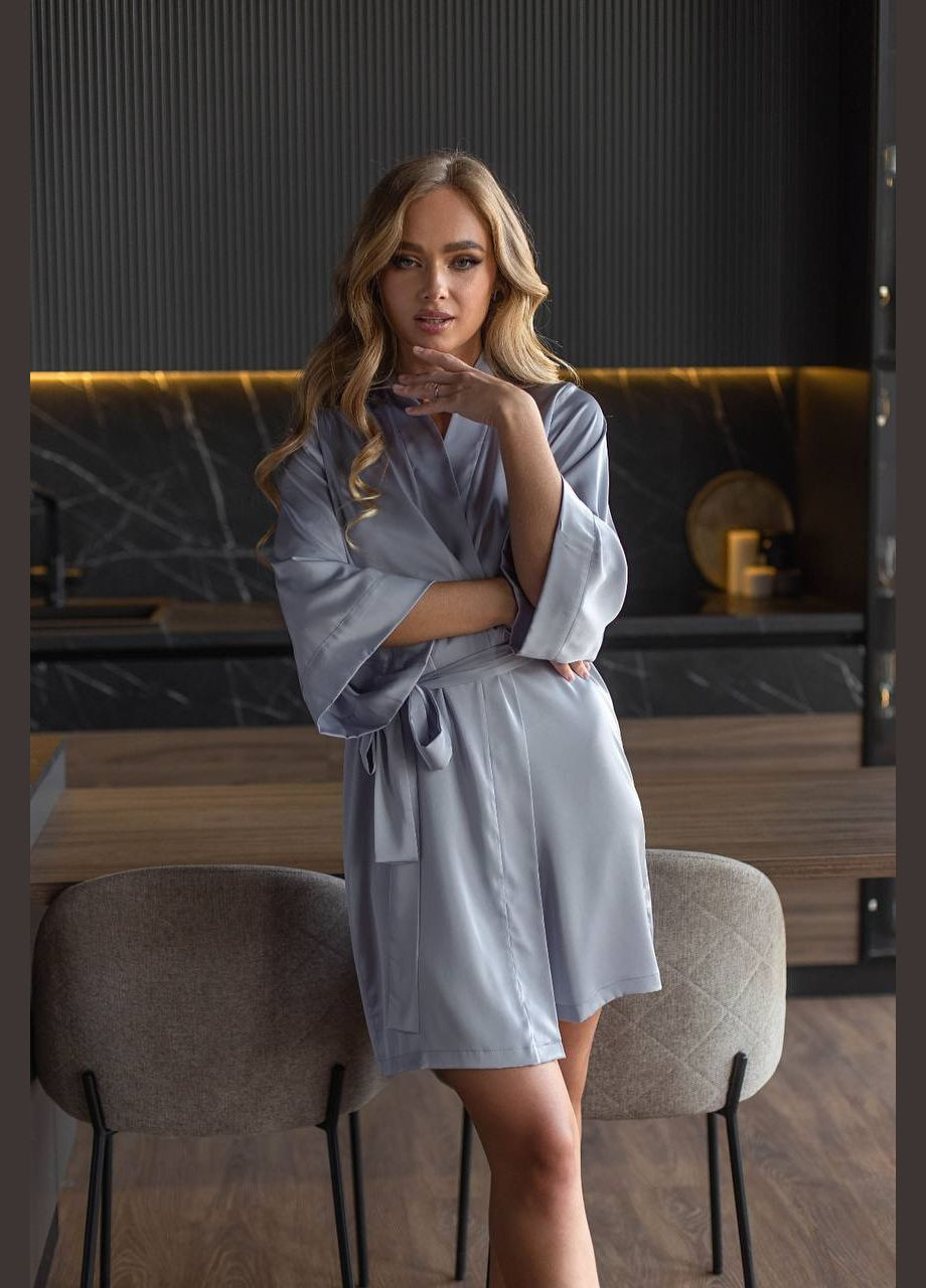 Удобный легкий халат из натурального шелка. Adelante (316581884)