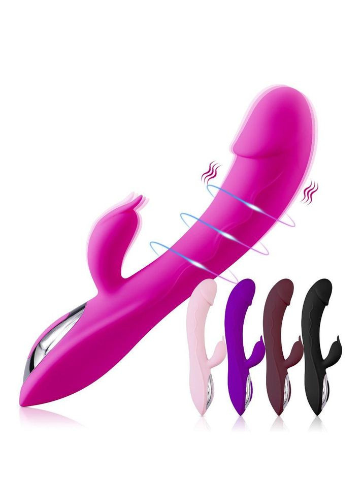 Вібратор вагінально кліторальний, подвійна стимуляція, інтимна іграшка Jonny Lilo (362590048)