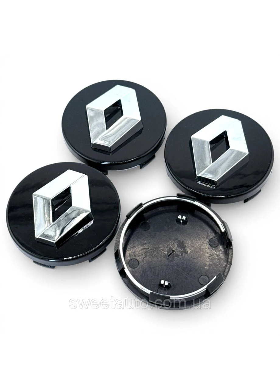Колпачки в диски 60/57 заглушка для дисков Рено (4 шт.) Renault (387345472)