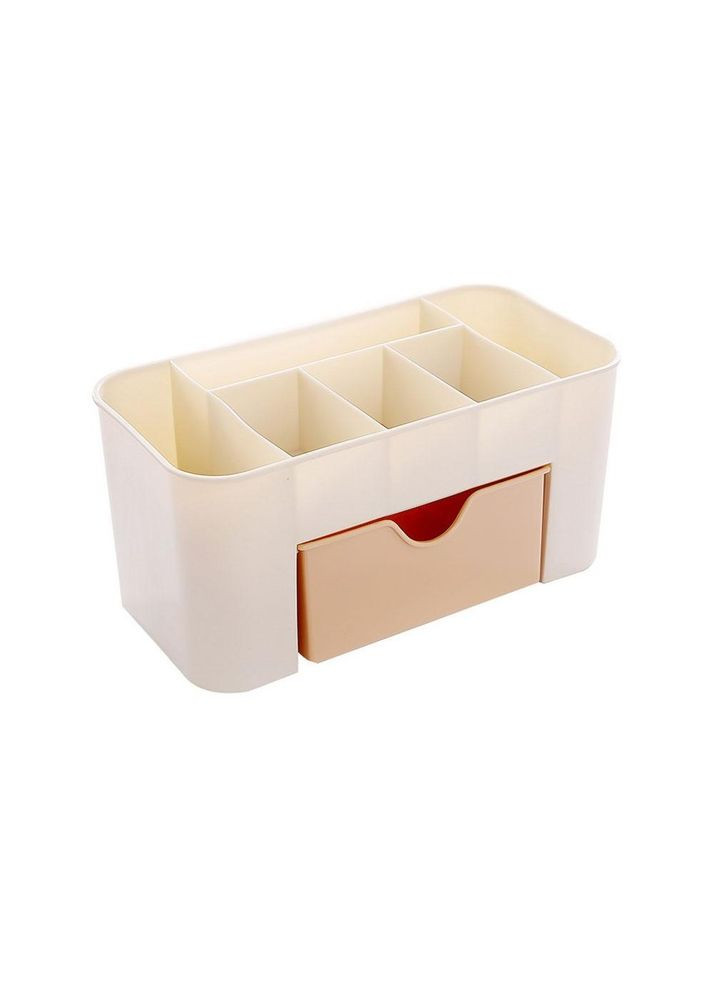 Органайзер для хранения косметики бело-бежевый (OK0060_2) No Brand (306621798)