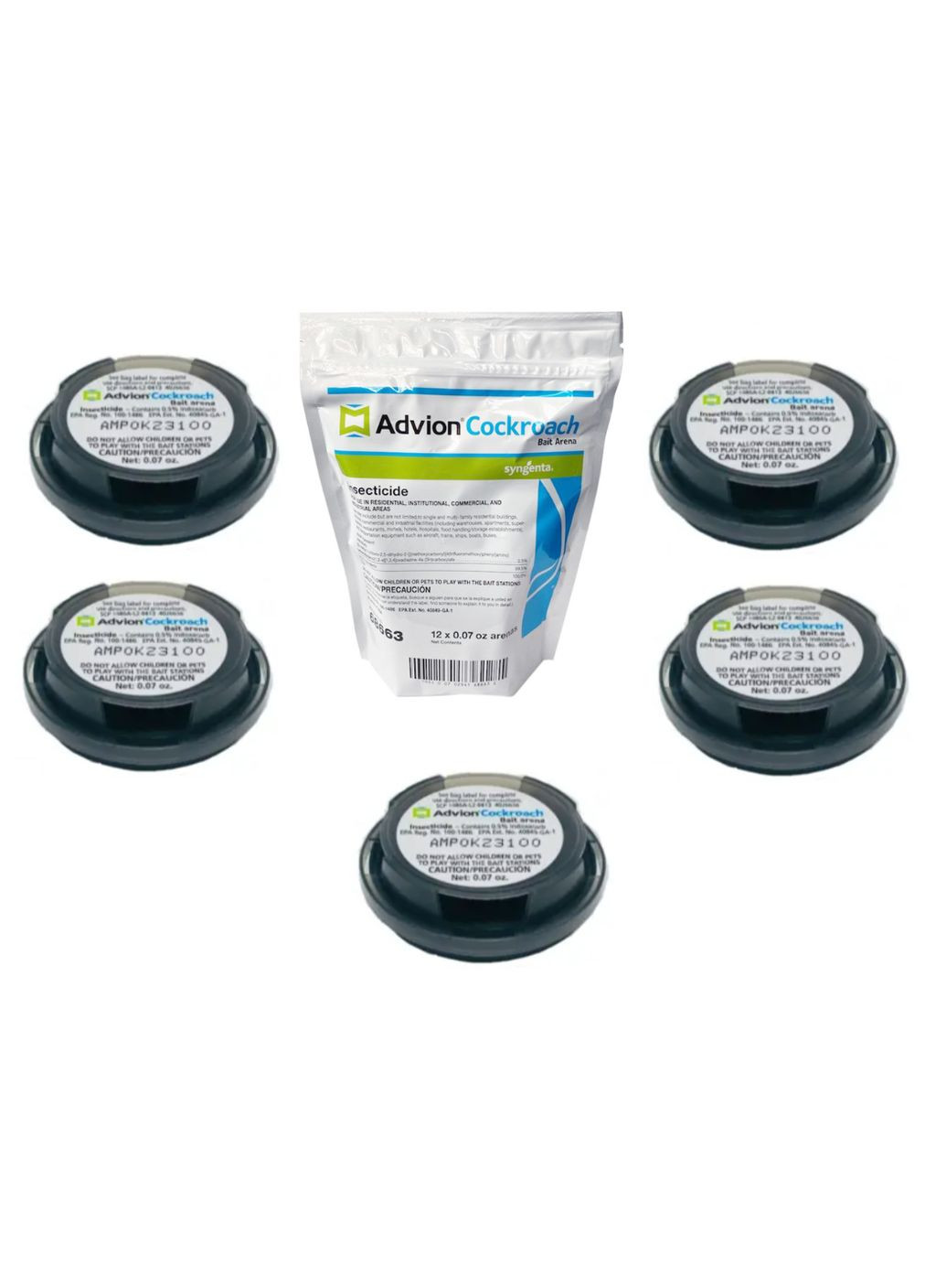 Засіб від тарганів Advion Cockroach гель комплект пастка 2 шт по 2 грам Syngenta (362712233)