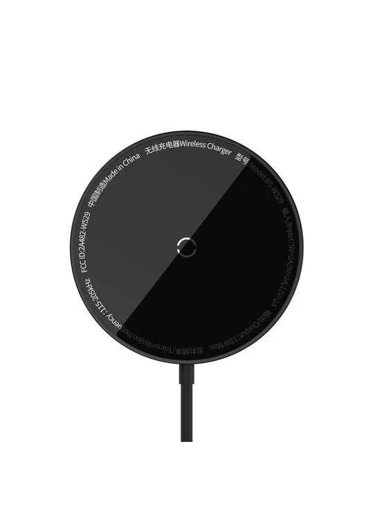 Бездротовий зарядний пристрій Baseus Simple Mini3 15W алюміній No Brand Simple Mini3 Magnetic Wireless Charger (401166017)
