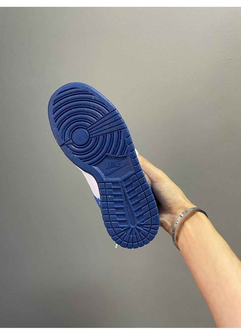 КРОСІВКИ ЖІНОЧІ NIKE SB DUNK UNIVERSITY BLUE НАЙК СБ ДАНК No Brand білі демісезони (367174921)