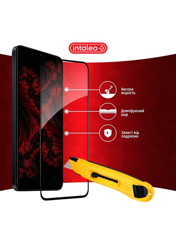 Захисне скло Full Glue для Samsung Galaxy A55 Black (1283126588860) Intaleo (316696740)